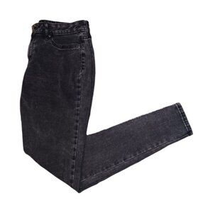 Faded Glory Womens Size 6 Skinny Jeans Black Viscose Blend Stretch Ladies 6 Jean